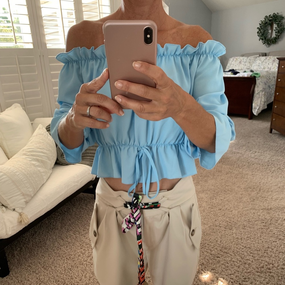 Off the shoulder top